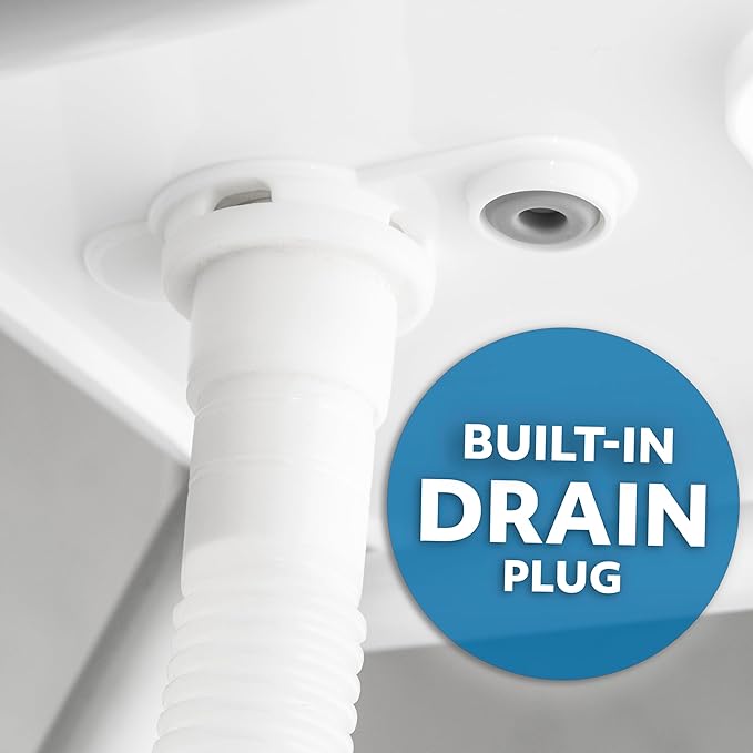 Smoochie 2 in 1 Dog Bathtub Washing Station, Elevated Pet Bath Tub, Collapsible and Portable Bathtub for Dogs, Cats Bathing, Shower and Grooming, Indoor and Outdoor