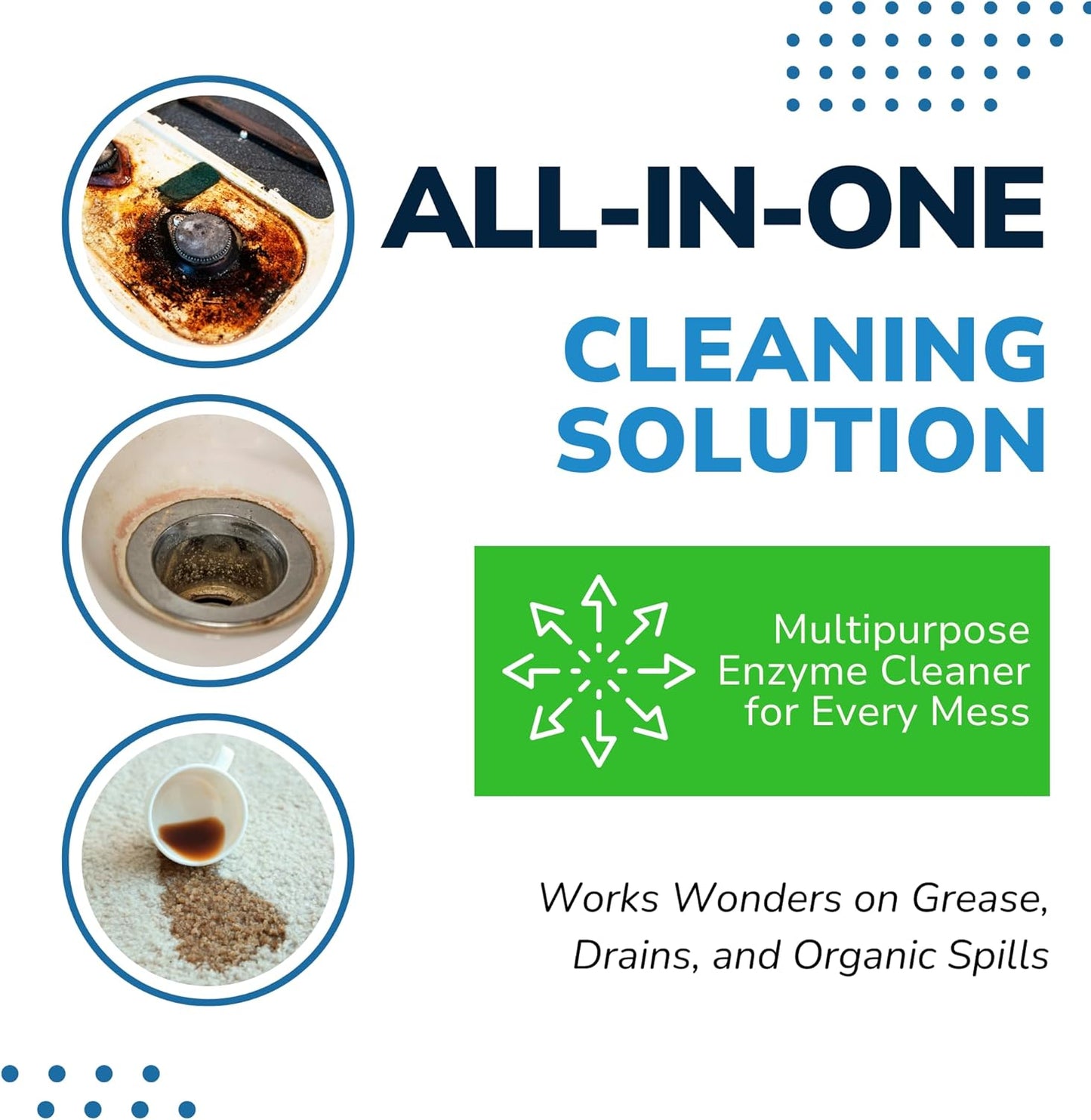 Bird Barrier Dissolve-It Enzyme Cleaner - Bird Dropping - Dissolves Waste – Treat Affected Areas Before Installing Bird Control Products - 5 Gallons Makes 10 Gallons