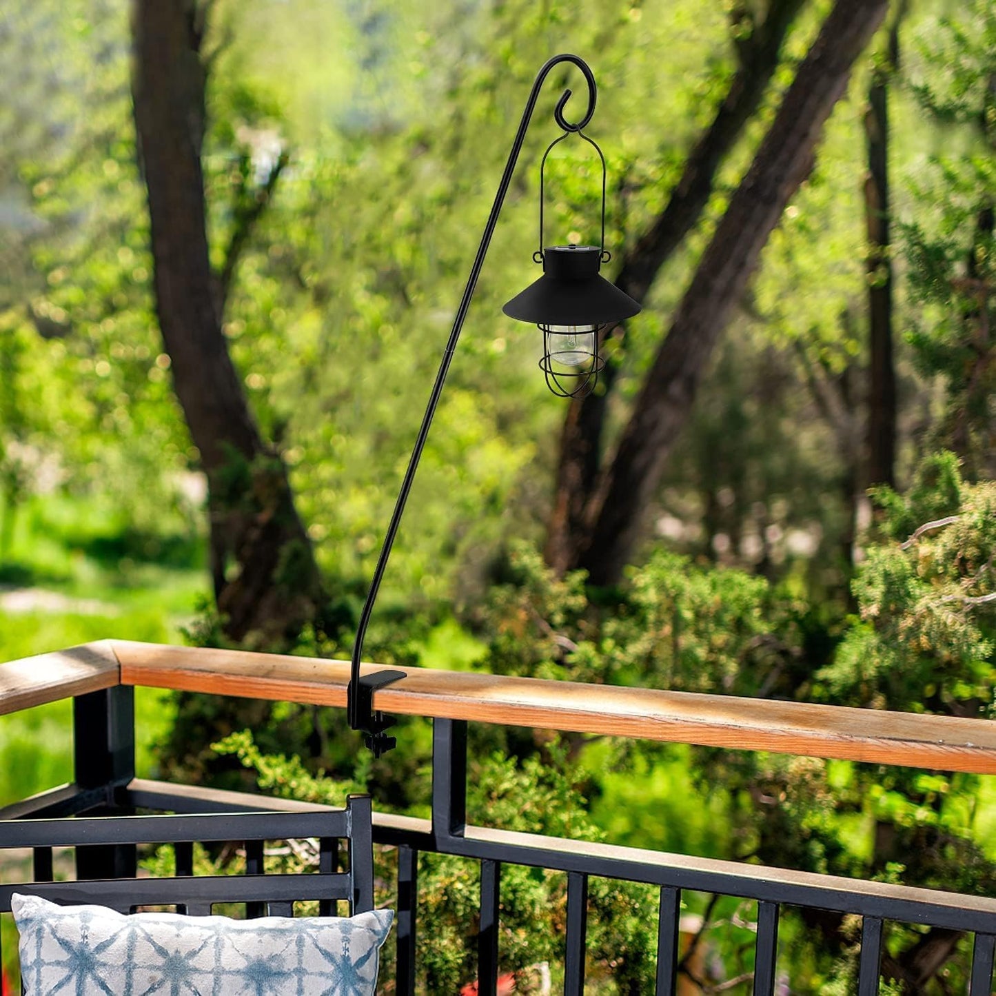 MIXXIDEA Heavy Duty Extensible Deck Hook - Adjustable for Hanging Bird Feeders, Plants, Suet Baskets, Wind Chimes, Lanterns