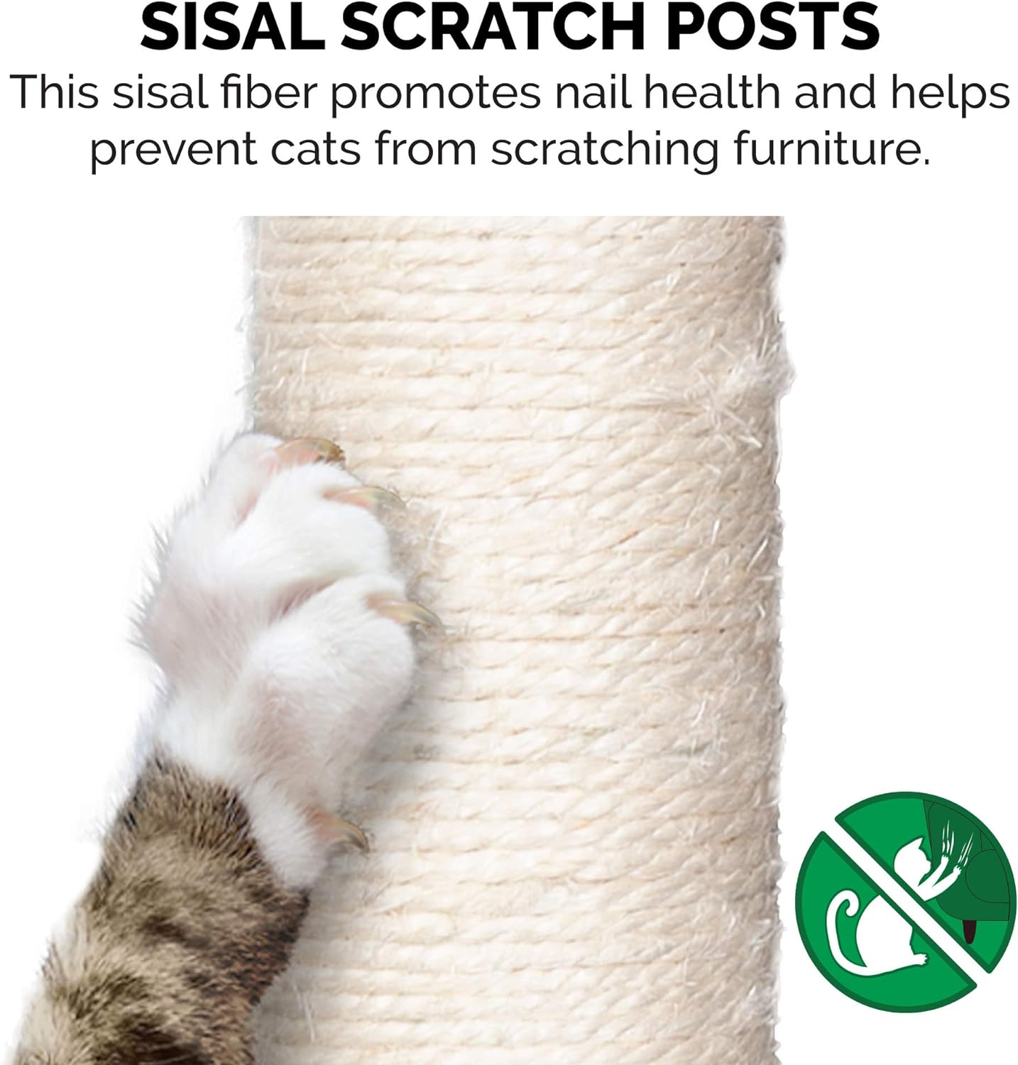 Furhaven 49.5" Tall Cat Tree for Indoor Cats, Ft. Sisal Scratching Posts, Plush Ball Toy, & Busy Box Toy - Tiger Tough Play Stairs Interactive Playground Tower - Gray, One Size