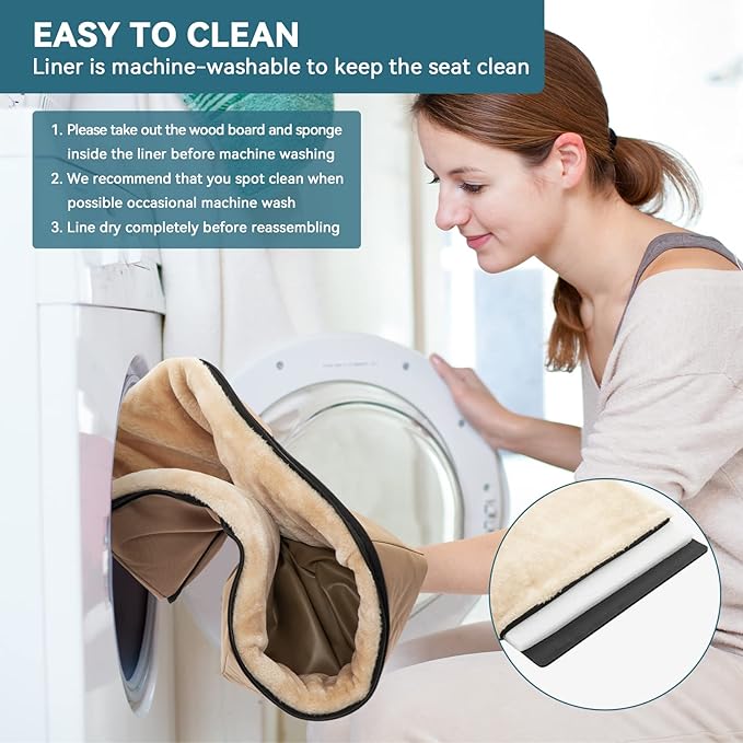 Petsfit Dog Booster Seat, Washable Pet Car Booster Bucket Seat with Portable Carrying Case for Puppy, Cats, Small Dogs (Small, Tan)