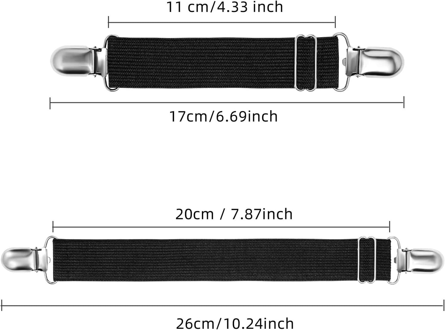 Adjustable Boot Straps Pant Stirrups Clips Boot Clips