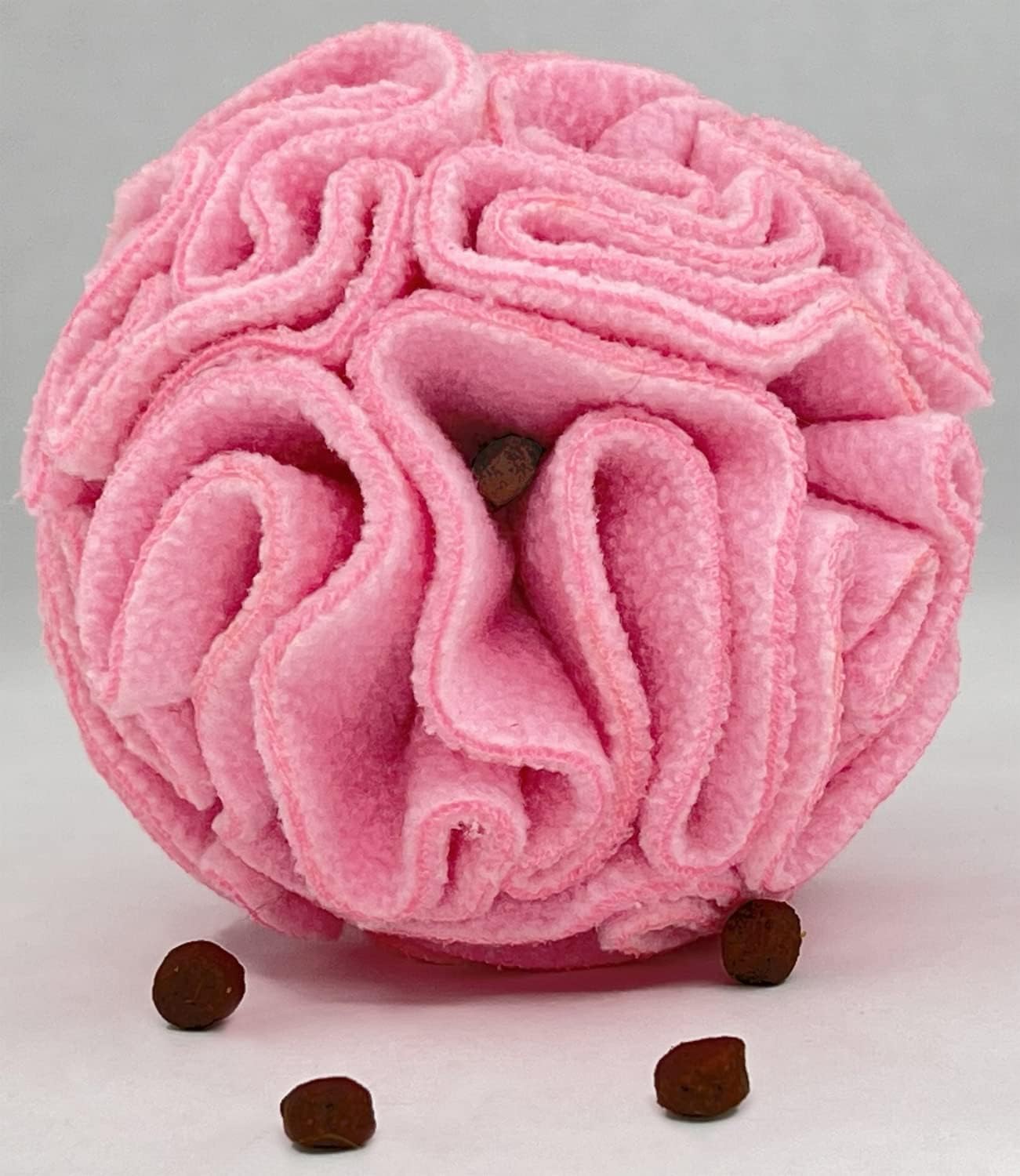 Glory To Dog Puppy and Small Breed Snuffle Interactive Foraging Dog Puzzle Ball Toy Pink