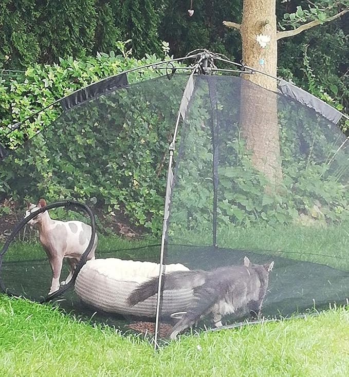 Portable Large Pop Up Pet Cat Tents Enclosures for Outside Patio