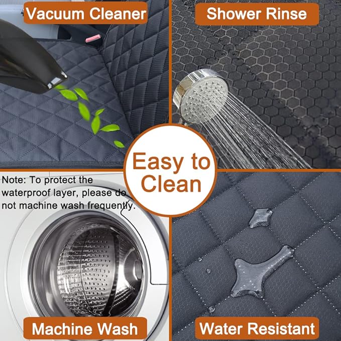 Paw Jamboree Car Front Seat Covers for Dogs Scratch-Proof Pet Car Seat Cover Non-Slip Car Seat Protector for Dogs Bucket Seat Cover