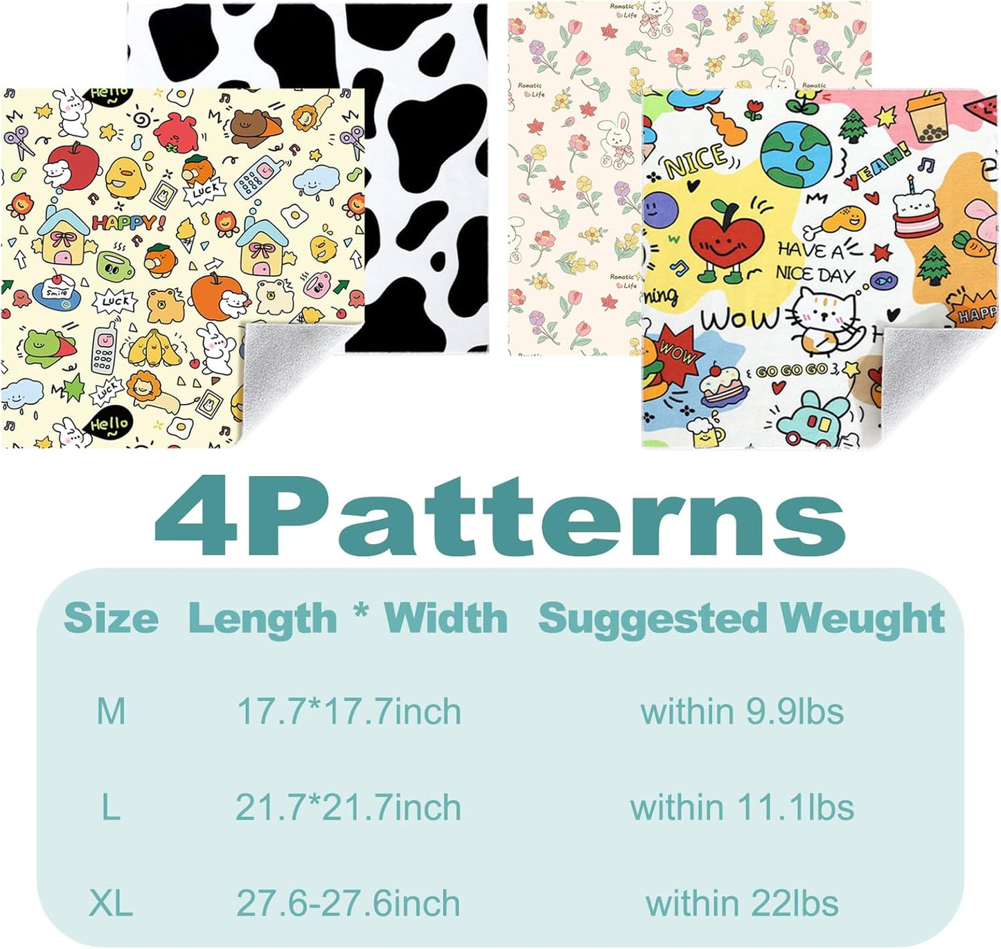 Cat Grooming Wrap, 2pcs [L] Cat Restraint Wrap for Nail Clipping, Ear Cleaning, and Teeth Brushing, Self-Adherent, Anti-Bite, Anti-Scratch, Anti Scratch, Pink+Yellow