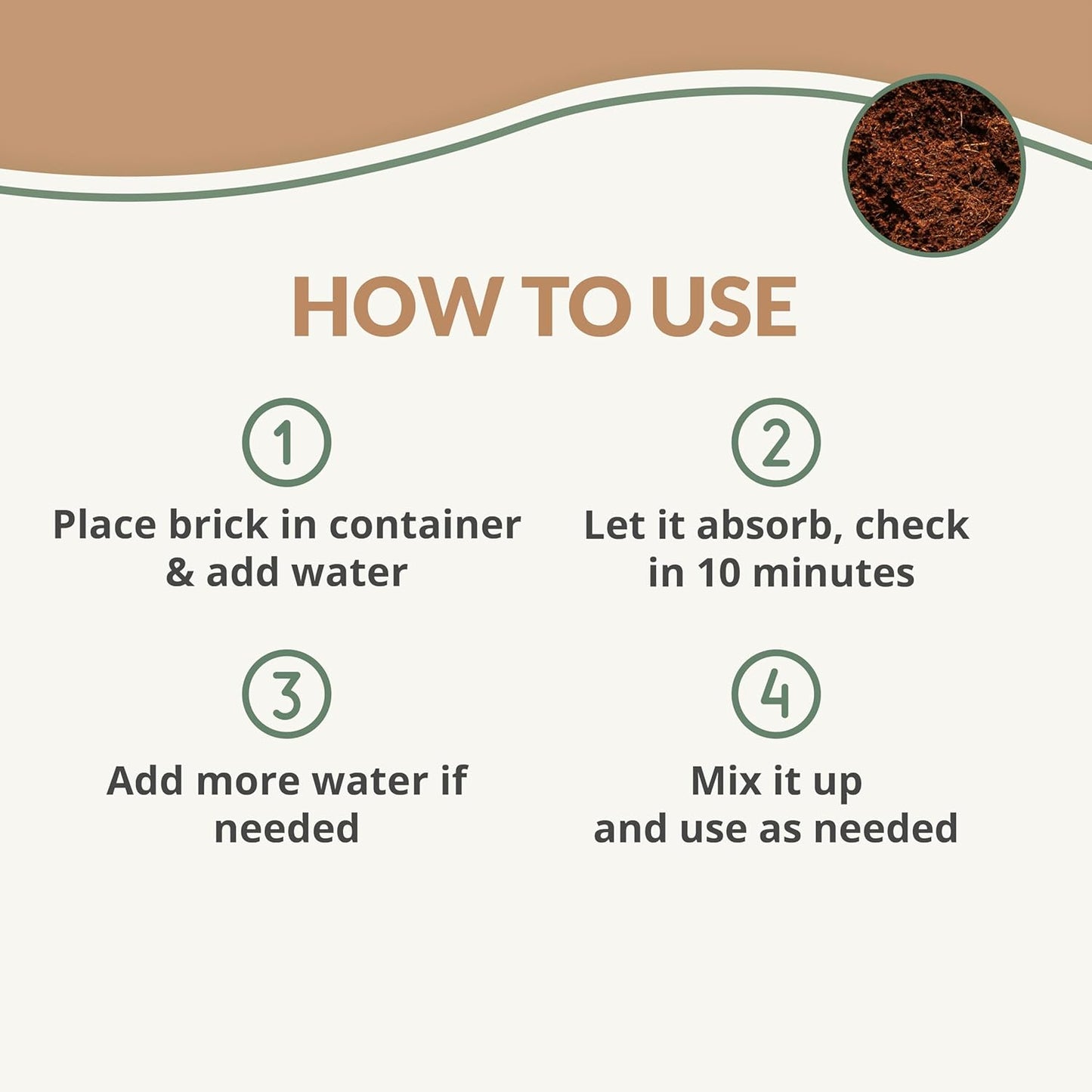 Coco Bliss (40lbs) - Organic Coco Coir for Plants - OMRI-Listed Coco Coir Brick for Garden Soil & Potting Mixes - Coconut Fiber Substrate Mixes with Potting Soil for Indoor Plants & Outdoor Plants