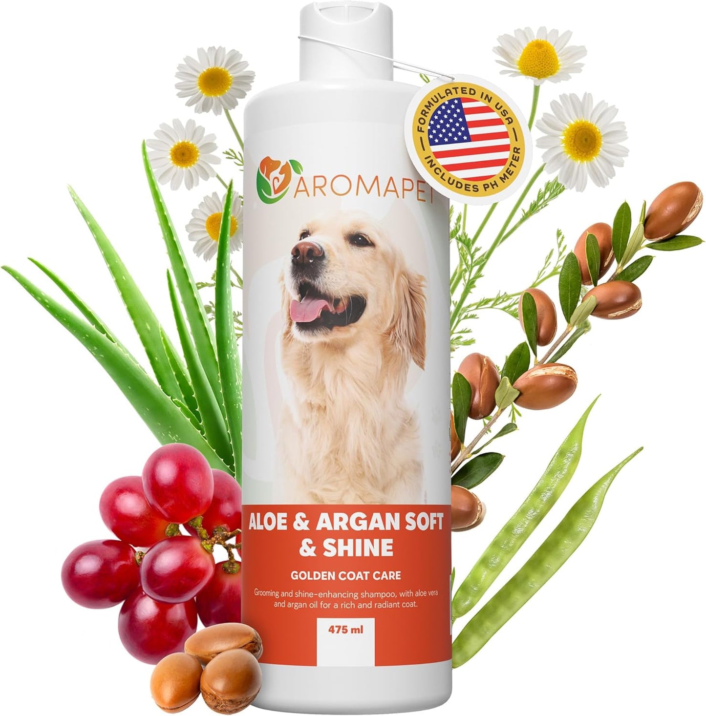 Sensitive Care -Tangle-Free-Silky Shine Softening and detangling Shampoo, Delicate Coat Clean & Odor Control Shampoo – Advanced Shine Formula for Dogs (Golden Retriever, 16 Fluid Ounces)