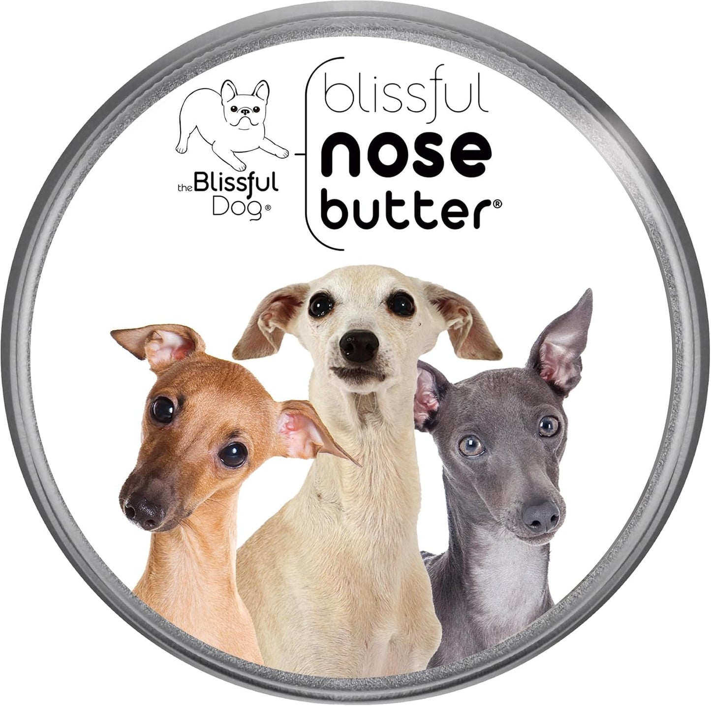 The Blissful Dog Italian Greyhound Unscented Nose Butter - Dog Nose Butter, 16 Ounce