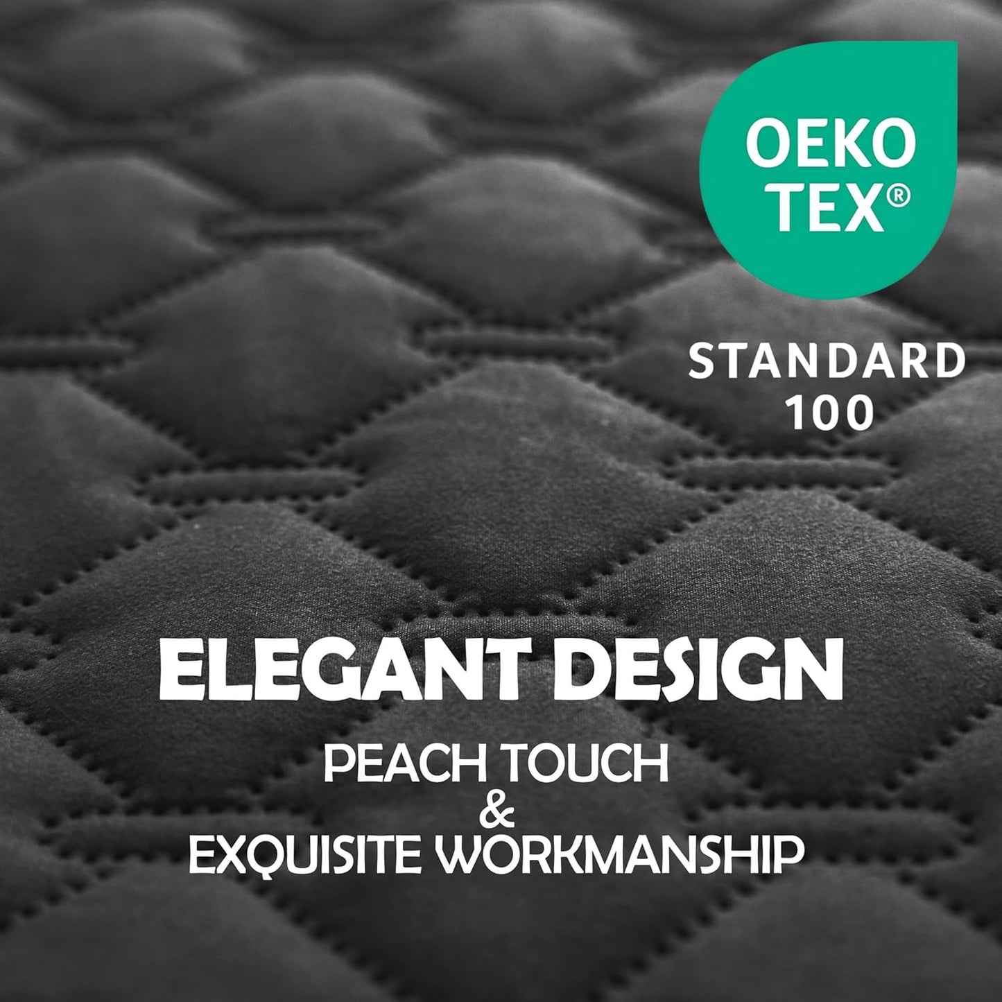 gogobunny 100% Double Sided Waterproof Dog Blanket Soft Pet Bed Cover Reversible Protect Furniture Couch Sofa Car for Puppy Large Dog Cat (Dark Charcoal/Light Charcoal, 52x82 Inch (Pack of 1))