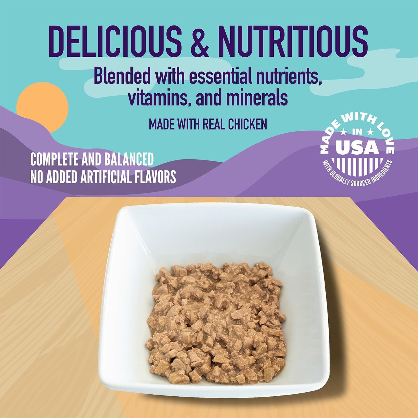 A Strong Heart Canned Wet Cat Food, Prime Filets Chicken Dinner in Gravy - 5.5 oz Cans (Pack of 24), Made in The USA with Real Chicken