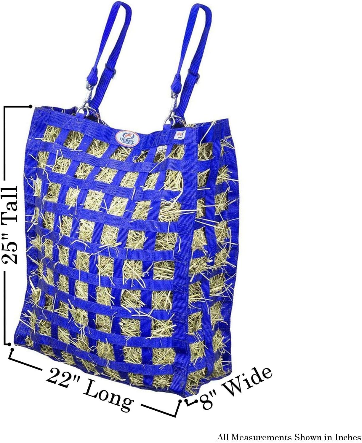 Derby Originals Superior Slow Feeder Horse Hay Bag with Super Tough Bottom and 1 Year Warranty