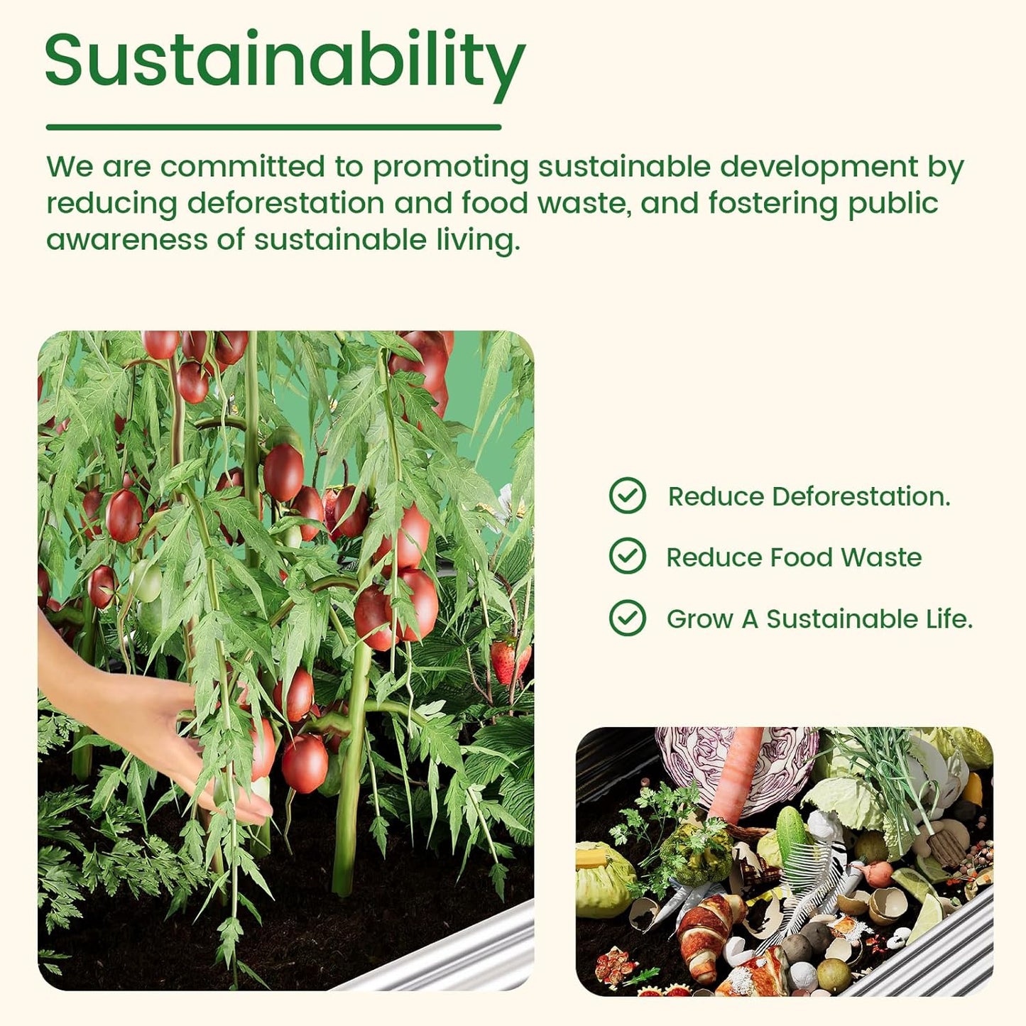 BTDVR 2 PCS 9 in 1 Tall 8×2×1.5ft Galvanized Raised Garden Bed Outdoor, Metal Raised Beds for Vegetables, Above Ground Garden Box for Flower, Steel Garden Bed for Gardening