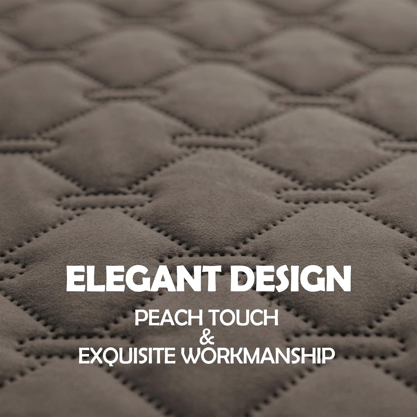 gogobunny 100% Double Sided Waterproof Dog Blanket Soft Pet Bed Cover Reversible Protect Furniture Couch Sofa Car for Puppy Cat Kids (Dark Walnut/Light Walnut, 68x82 Inch (Pack of 1))