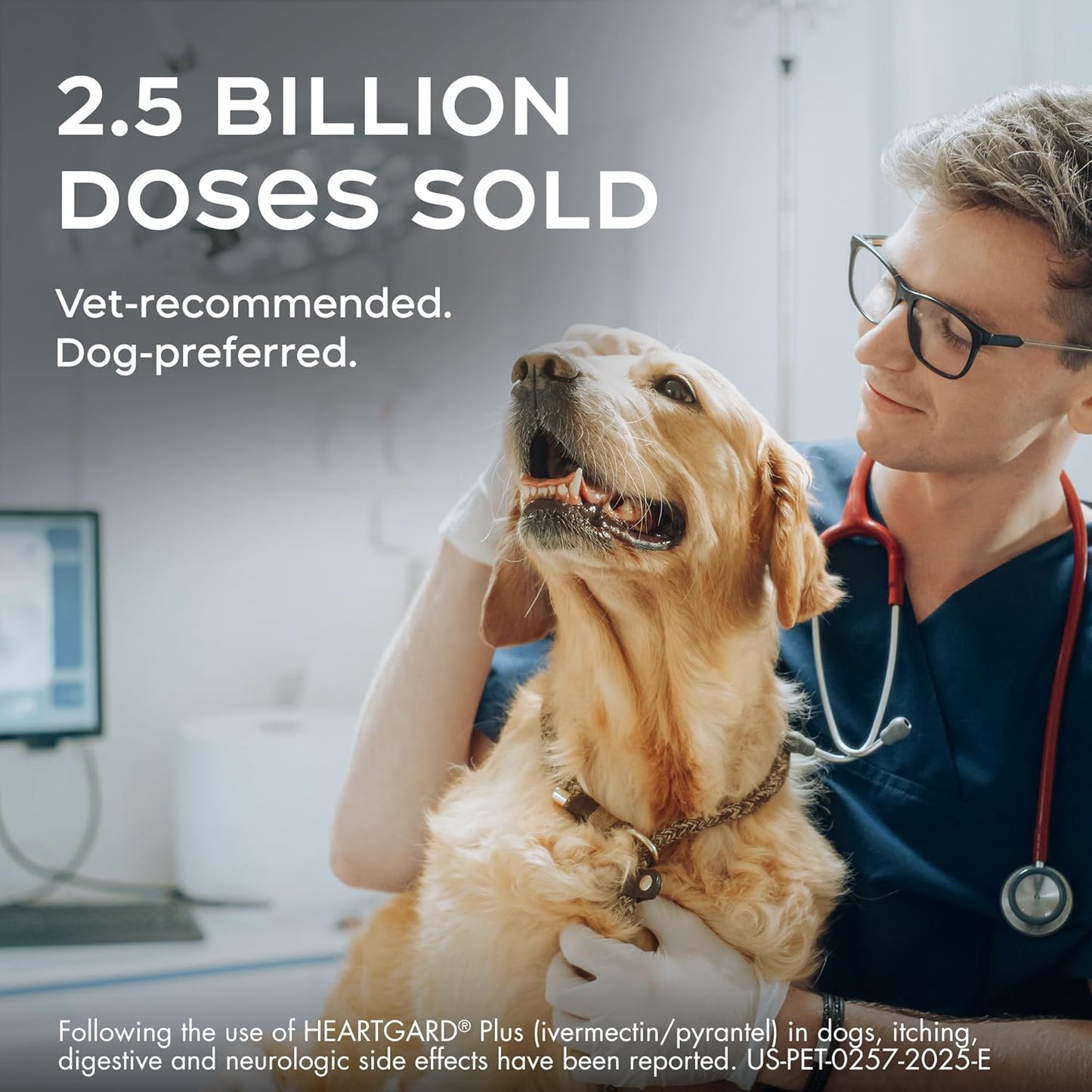 HEARTGARD® Plus (ivermectin/pyrantel) Real-Beef Chewables for Dogs 51 -100 lbs (Brown Box) 12 Month Supply of Chews (Heartworm Disease Preventive)