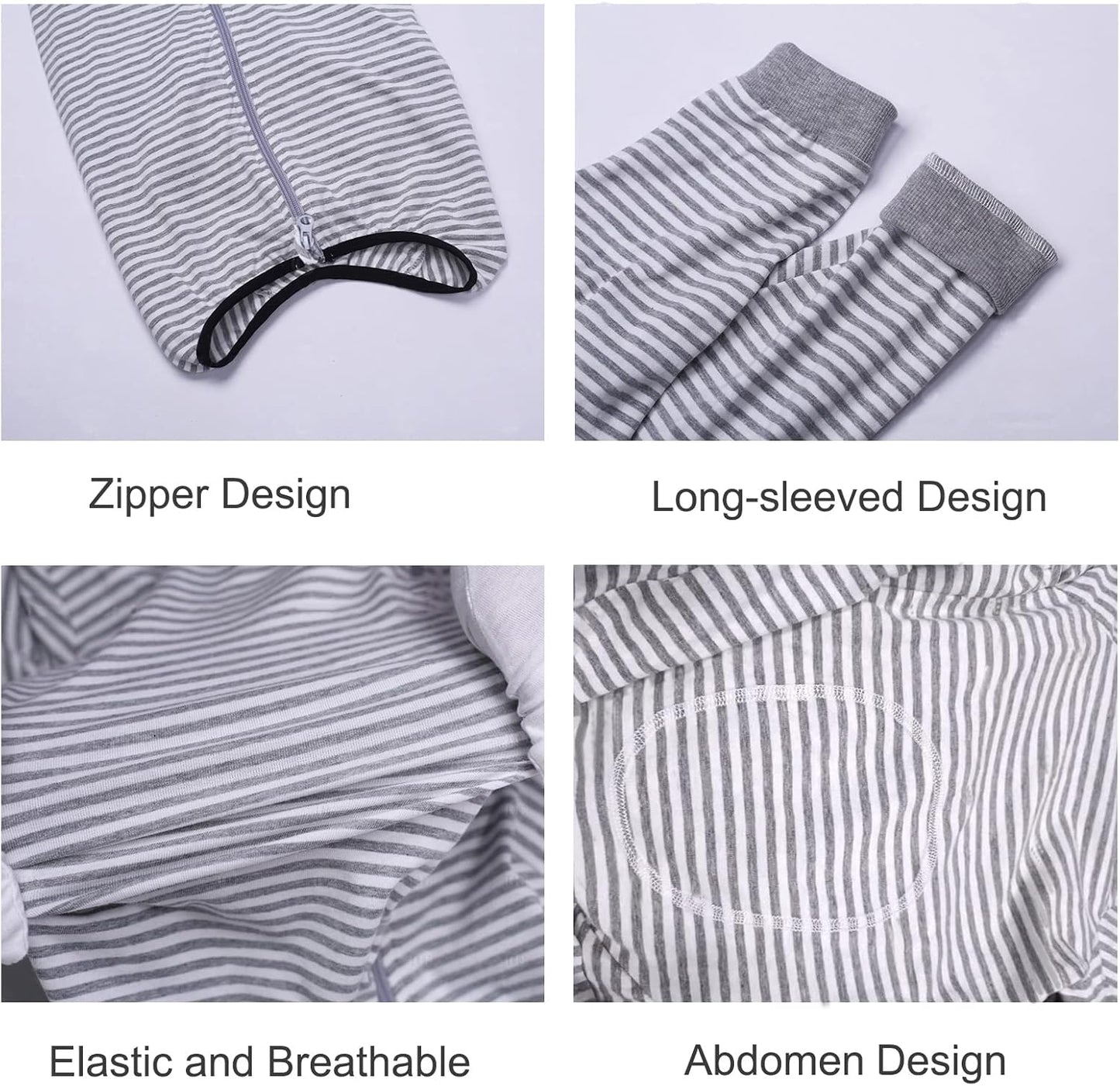 Yeapeeto Dog Onesie Surgery Recovery Suit for Large Medium Bodysuit Dogs Pajamas PJS Full Body for Shedding, Prevent Licking, Wound Protection, Cone Alternative (5XL, Grey)