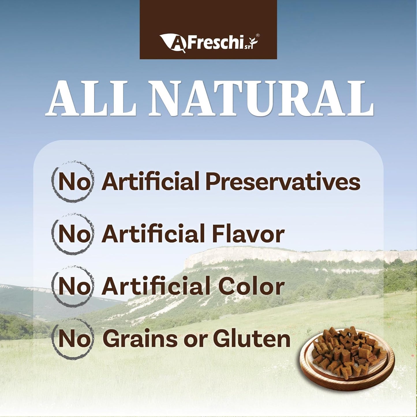 AFreschi Air-Dried Dog Food Turkey Recipe 1 lb, All-Natural, Complete & Balanced, Single-Animal Protein, Grain-Free, High-Protein, Limited Ingredients