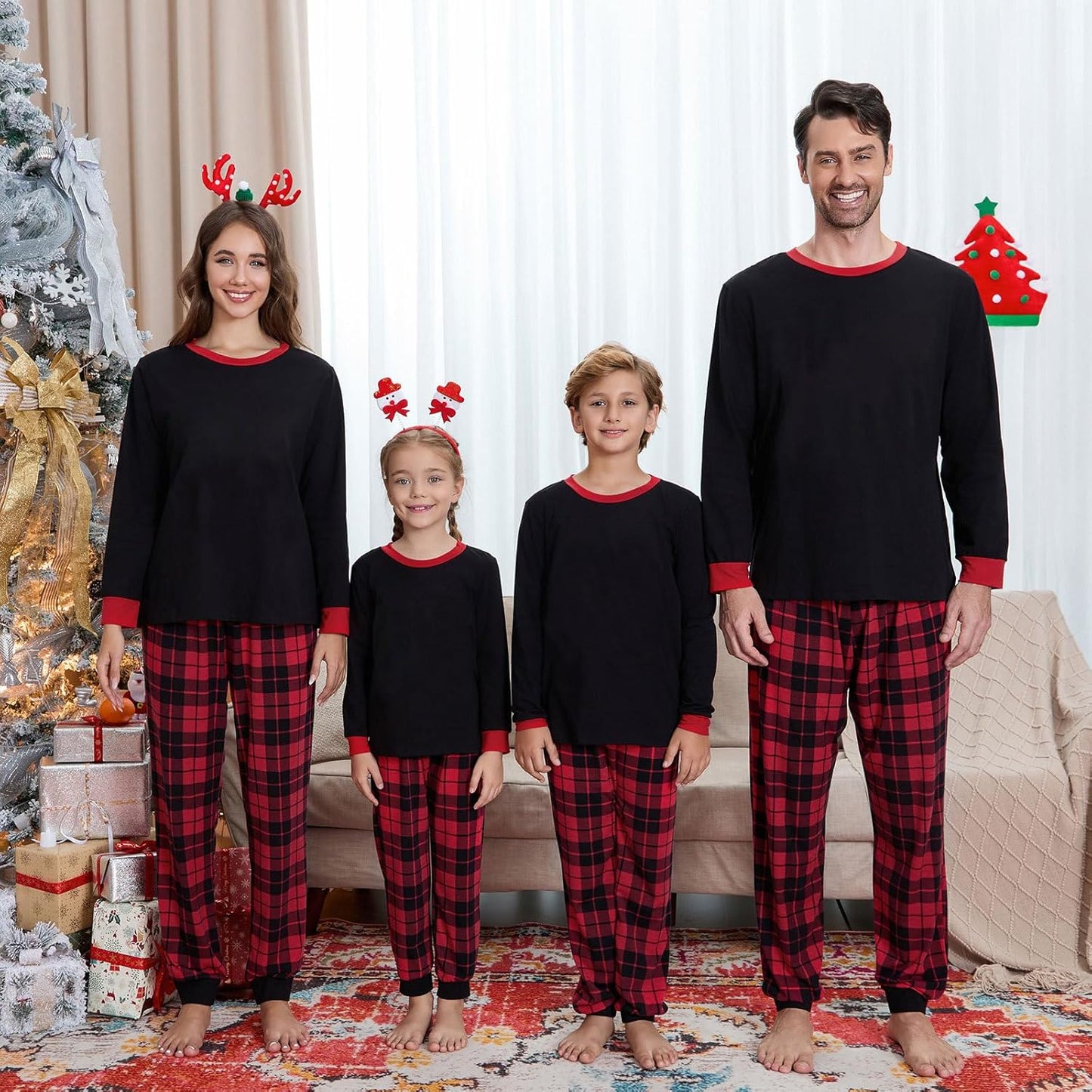 Matching Family Christmas Pajamas Set - Xmas Sleepwear PJs