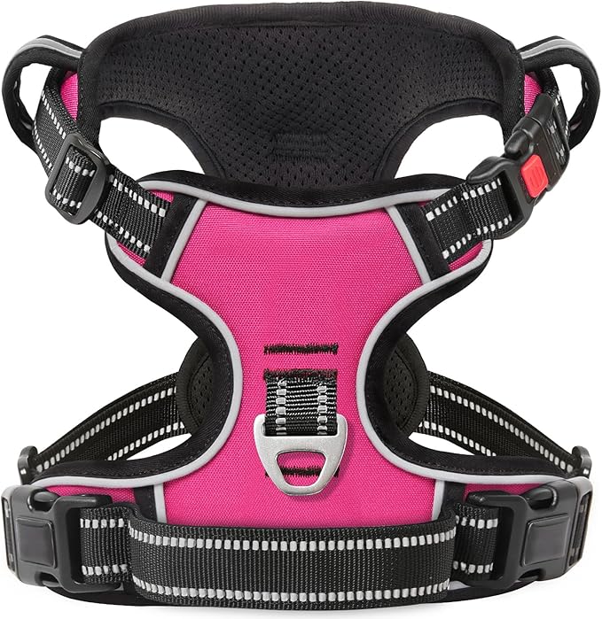 Timos No Pull Dog Harness, No Choke Front Lead Dog Reflective Harness, Adjustable Soft Padded Pet Vest with Easy Control Handle for Small Medium Large Dogs, X-Large (Pack of 1)