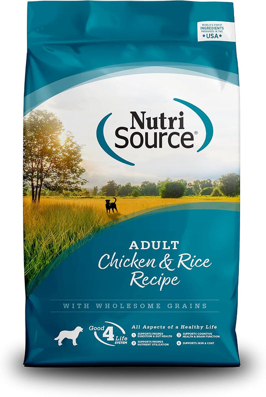 Nutrisource Adult Chicken & Rice Dog Food 5Lb