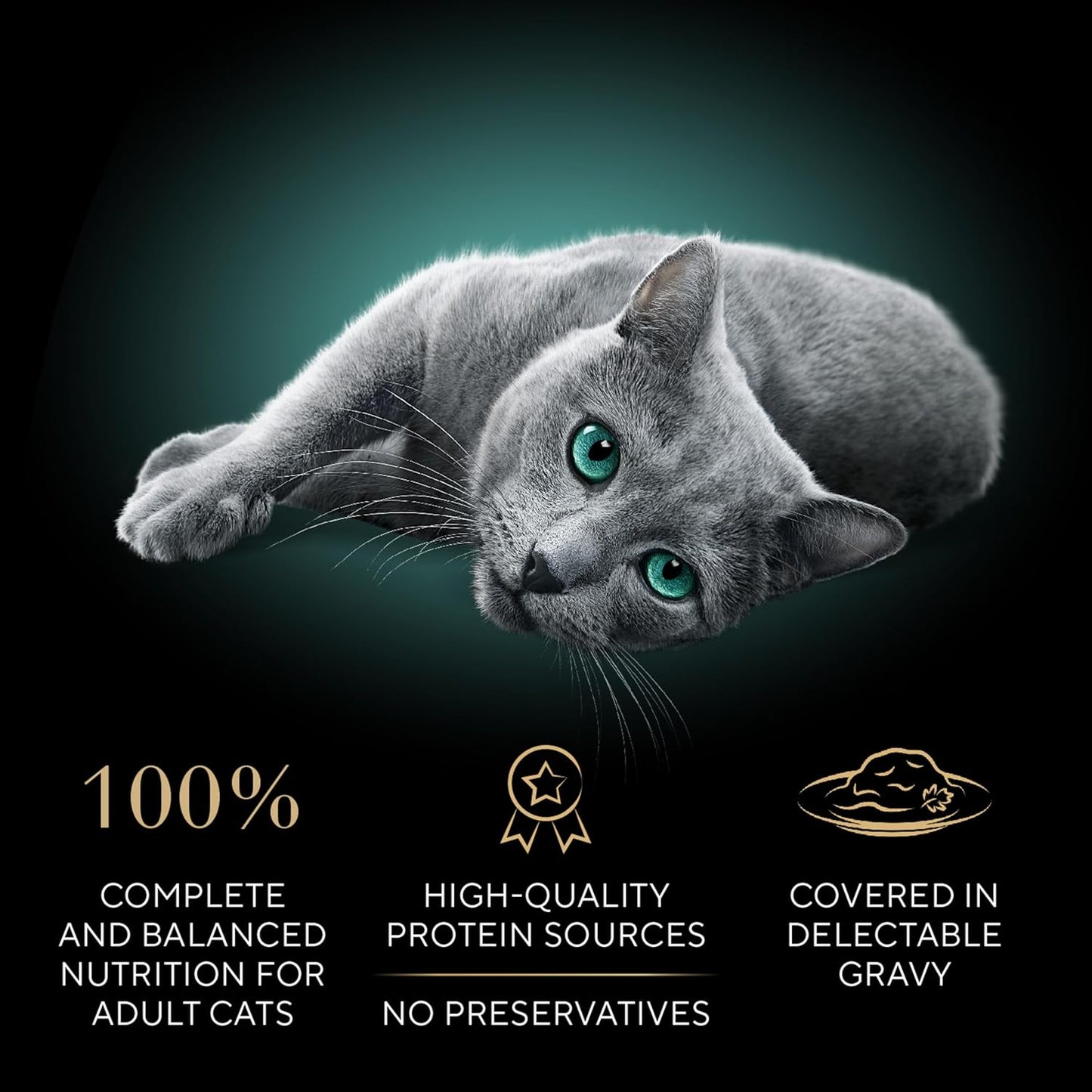 Sheba Gravy Indulgence Adult Wet Cat Food Whitefish Entree in Extra Gravy, 2.6 oz. Twin-Pack Trays (24 Count, 48 Servings)