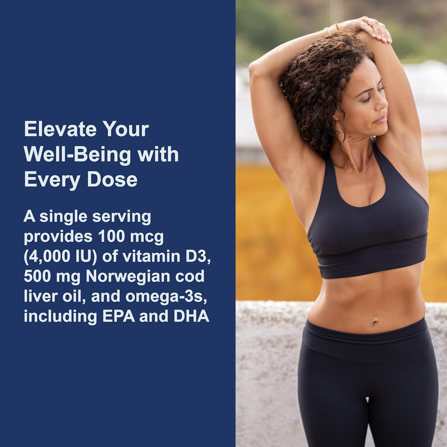 Carlson - Solar D Gems, Vitamin D3 and Omega-3 Supplement, 4000 IU (100 mcg) D3, 115 mg Omega-3 EPA and DHA, Vitamin D Fish Oil Capsule, Bone & Immune Health, Vitamin D Supplement, Lemon, 360 Softgels