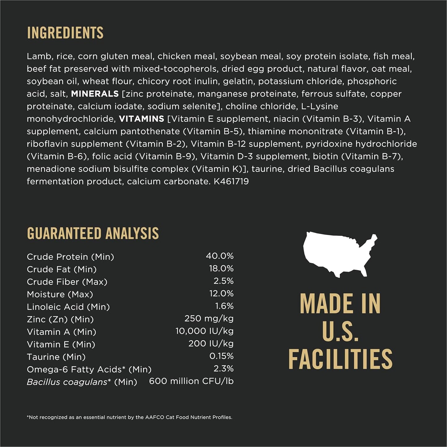 Purina Pro Plan Sensitive Skin and Stomach Cat Food, Lamb and Rice Formula - 7 lb. Bag