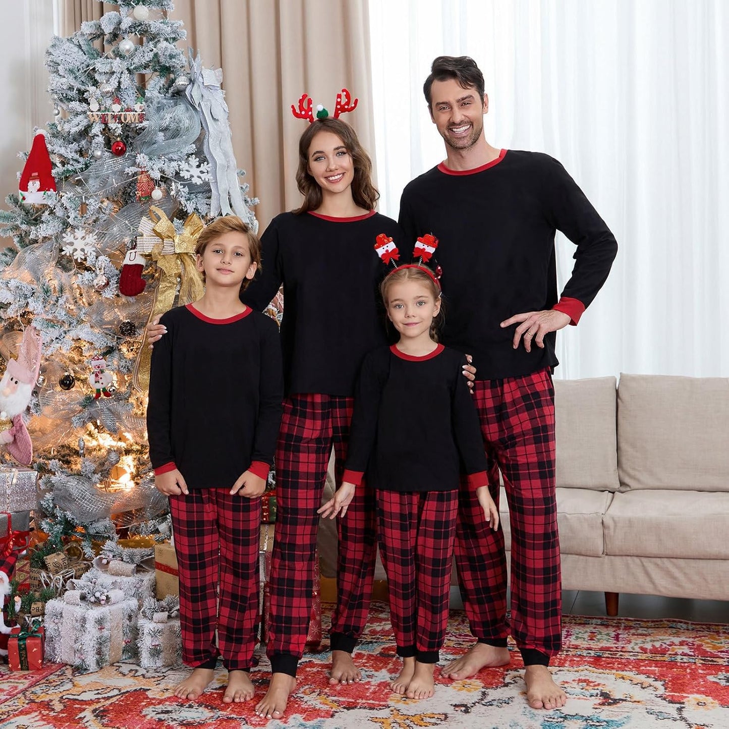 Matching Family Christmas Pajamas Set - Xmas Sleepwear PJs