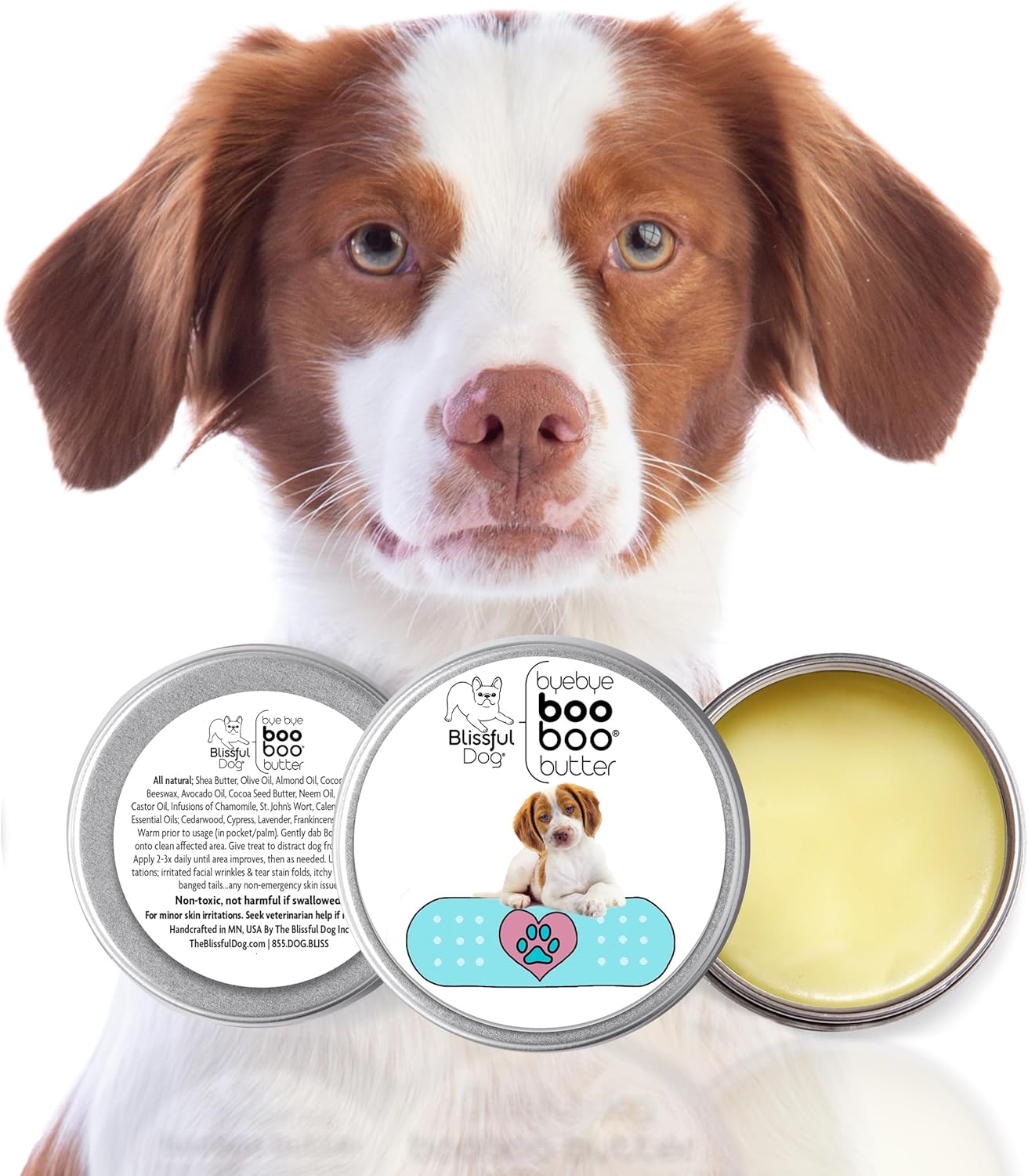 The Blissful Dog 1 oz TIN Brittany Booboo Butter