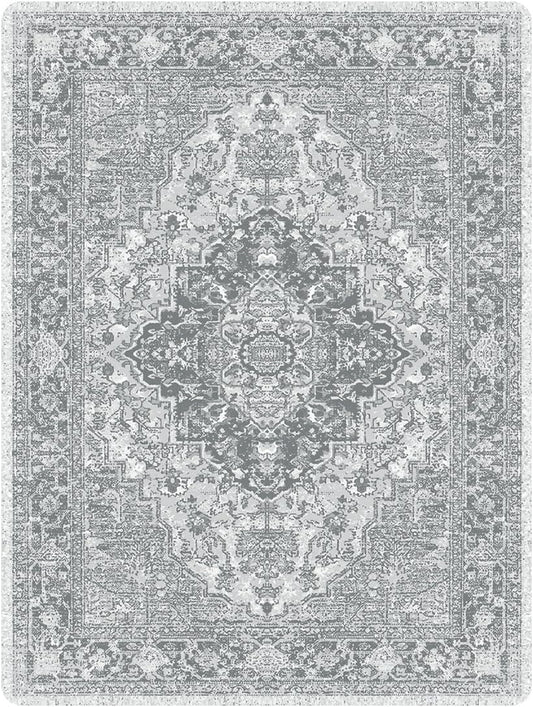 nunubaby Washable Pee Pads for Dogs, Stylish, Non-Slip and Leak-Proof Pee Pads. Reusable Potty Pads for Dogs for Crates and Floors.(Gray/Geo, 36" x72")