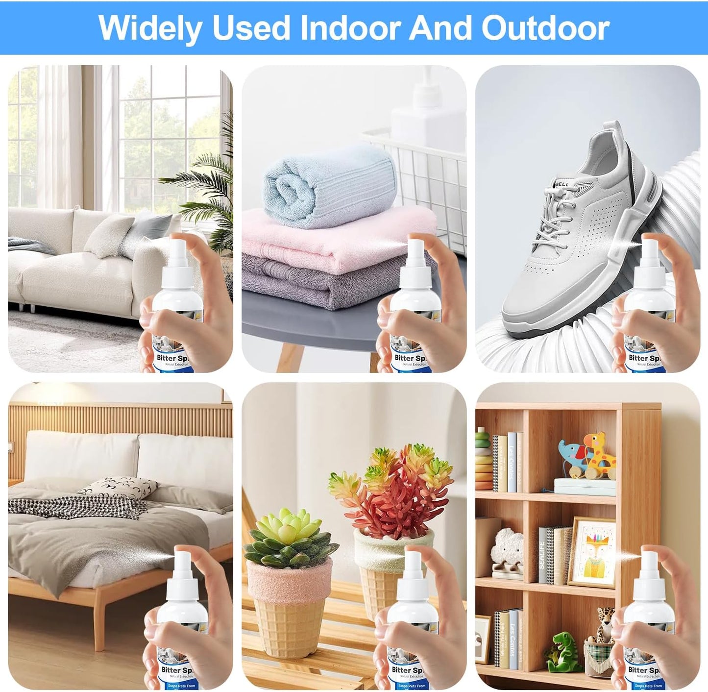 Bitter Apple Spray for Dogs to Stop Chewing | Natural Non-Toxic No Chew Spray for Dogs 150ml, Dog Training & Behavior Aids Chew Deterrent | Stop Licking Wounds | Protect Furniture Shoes