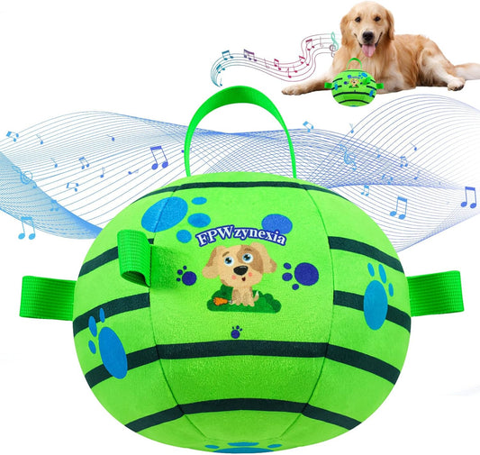 Interactive Dog Toys,Remote Control Dog Balls with Jumping, Rolling & Moving Functions - Includes a Vibrating Dog Ball and Durable Chew Fabric for Safe Play (5.51")