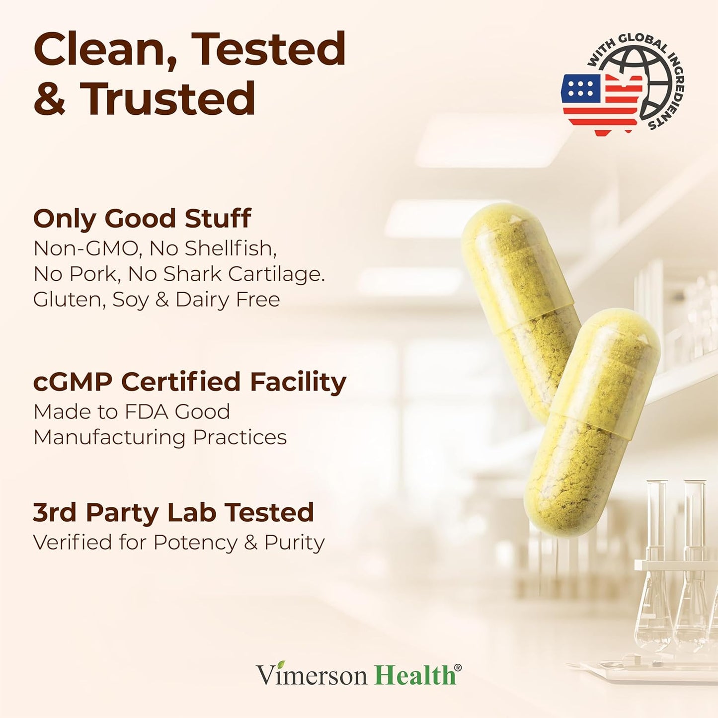 Glucosamine Chondroitin MSM – Joint Support Supplement for Women and Men with Glucosamine Sulfate 1500 mg, Chondroitin and MSM – for Cartilage, Joint Health and Flexibility – 2 Pack