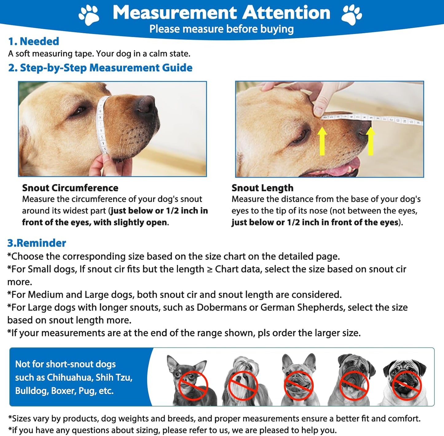 Mayerzon Dog Muzzle, Breathable Basket Muzzles for Small, Medium, Large and X-Large Aggressive Dogs Beagle German Shepherd Doberman, Cage Mouth Guard Stop Biting Chewing for Grooming Training