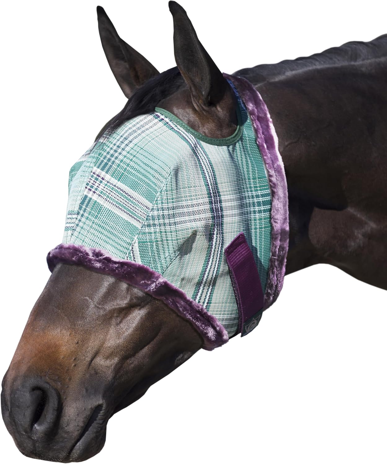 Kensington Fly Mask w/Fleece Trim Size:S-Yearling Color: 2019 - Imperial Jade