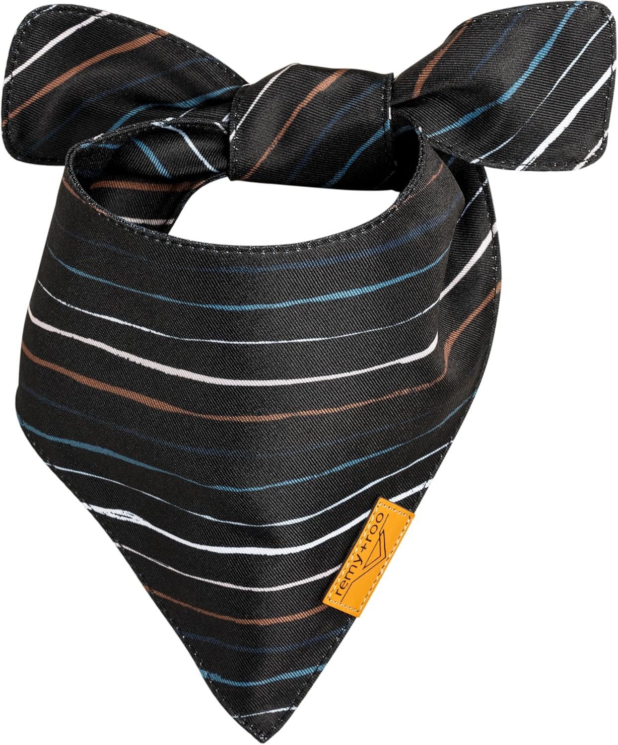 Remy+Roo Small Summer Dog Bandanas - 4 Pack Powell Set | Premium Durable Adjustable Polyester Fabric | Patented Shape Boy Dog Bandanas | Pack of Bandanas for Dogs