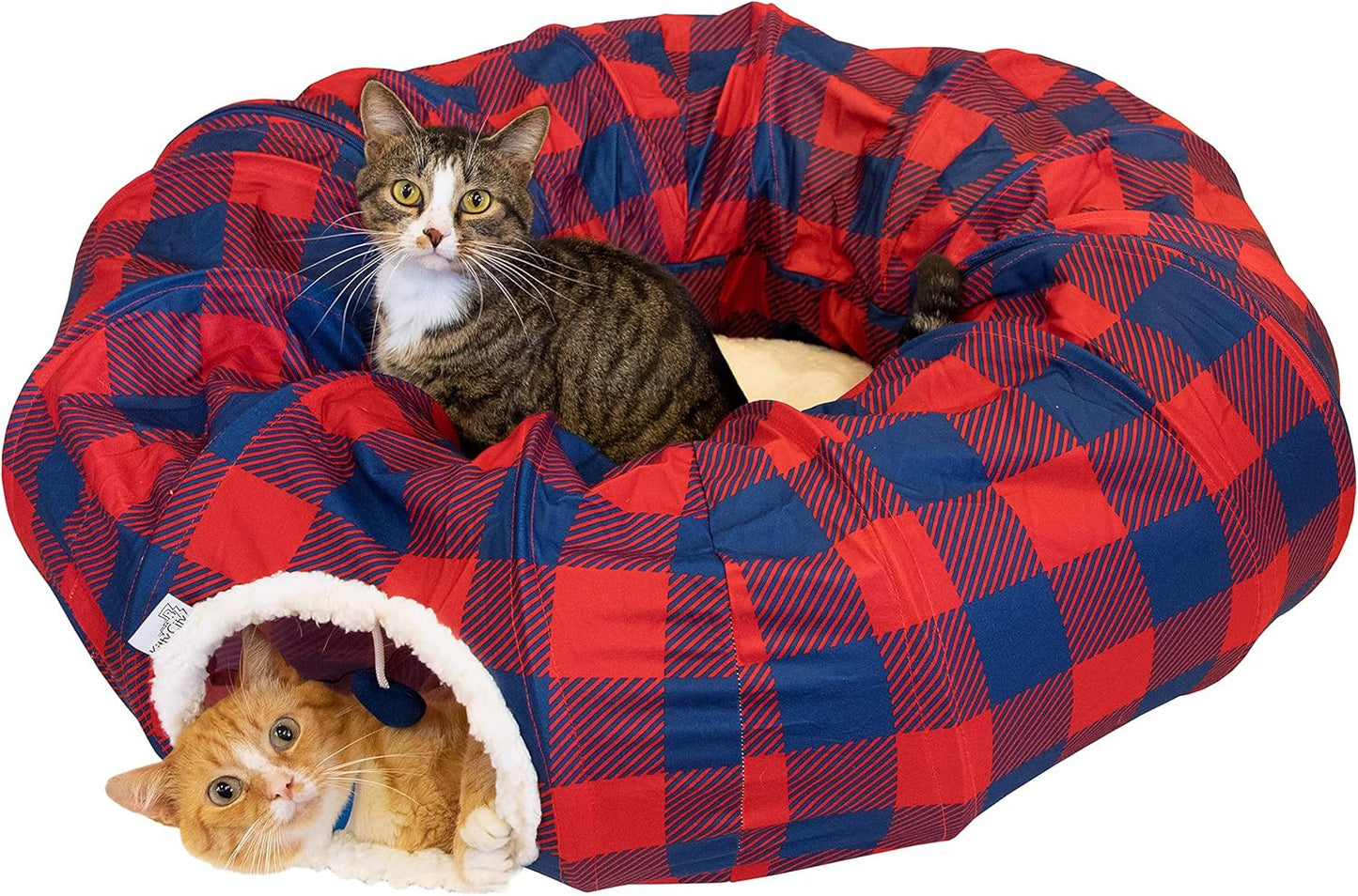 Plaid Tunnel Bed