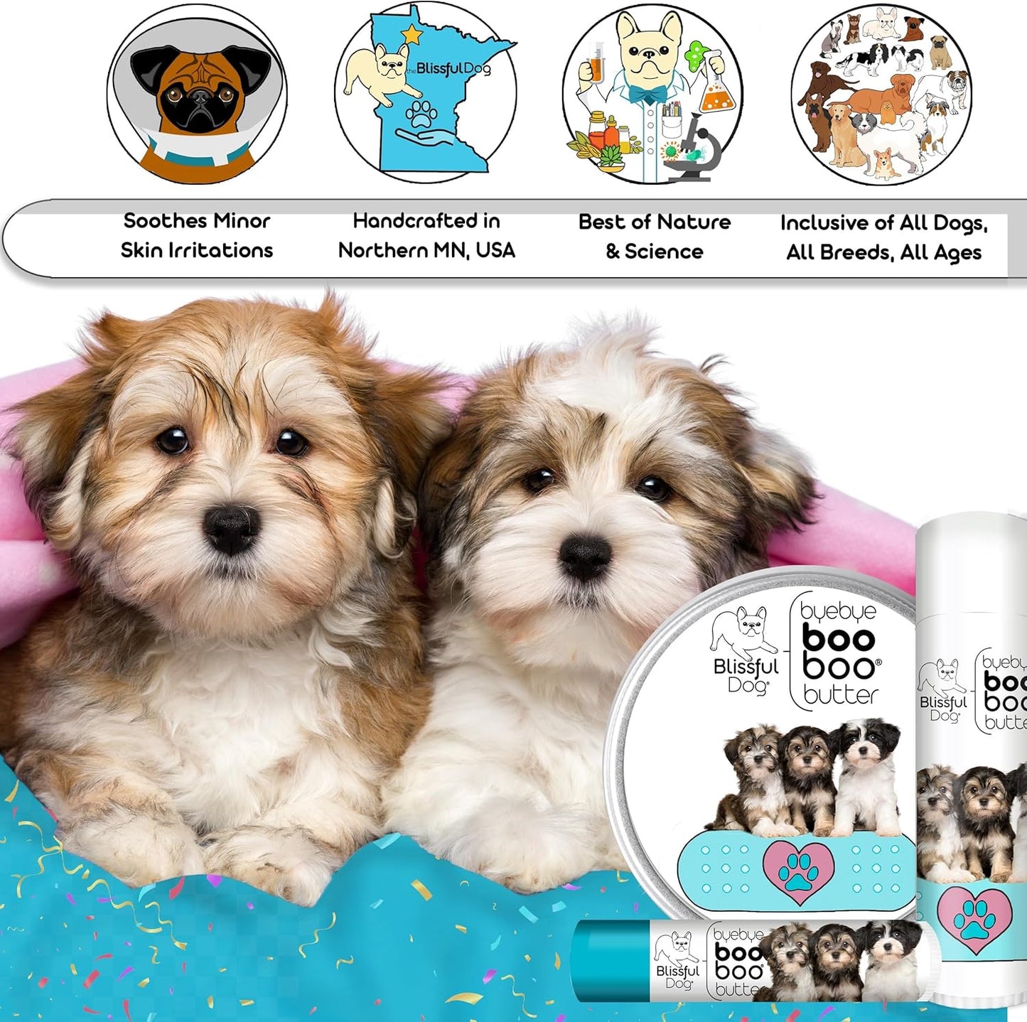 The Blissful Dog Havanese Boo Boo Butter, 0.15-Ounce