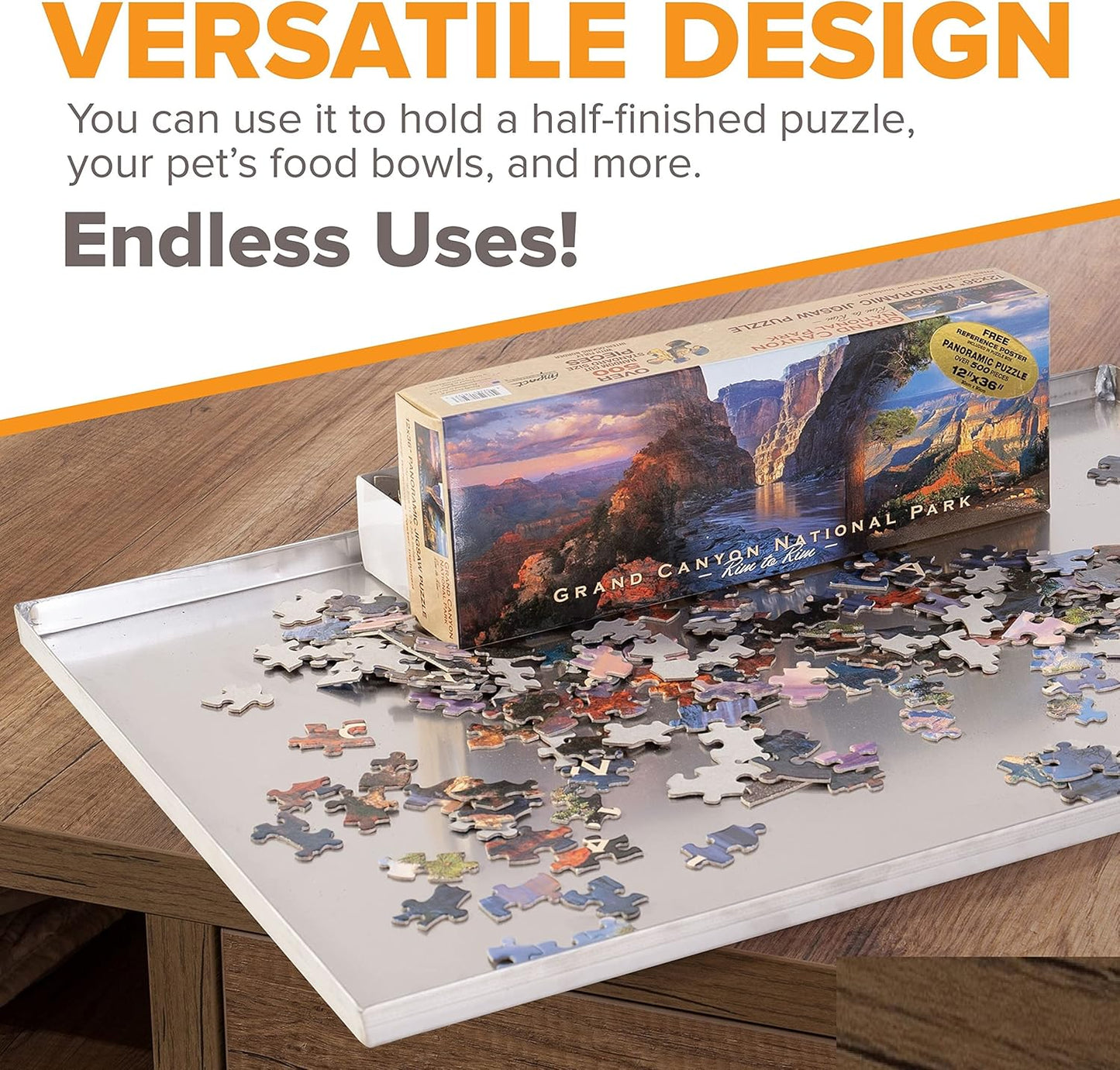 41.3" X 27.75" Metal Replacement Dog Crate Pan Chew Proof Crack Proof Pet Kennel Tray Central Dog Training Crate Pan Pet Supplies, Galvanized, 1" H