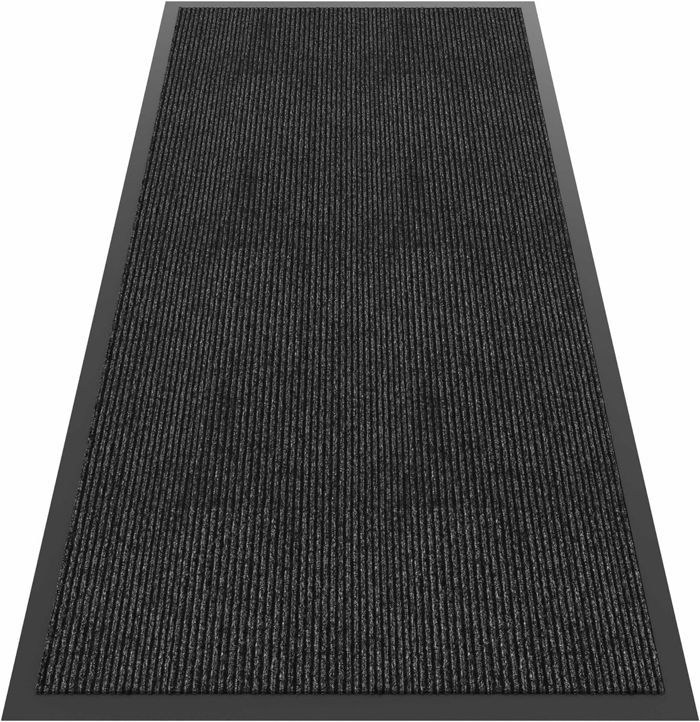 Front Door Mat, 4'x8' Indoor Outdoor Door Mat, Commercial Industrial Entrance Doormat, Heavy Duty Welcome Mat, Rubber Backing Non Slip Doormat for Entryway