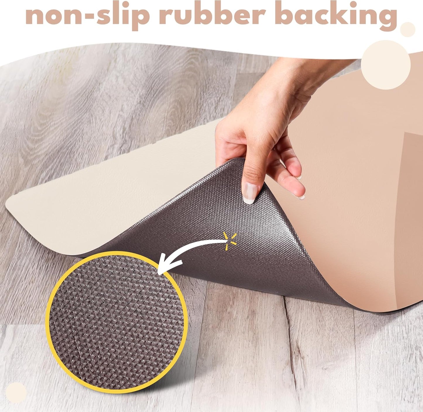 NALALAS Large Dog Mat for Food and Water, Cat Feeding Mat | Large Waterproof Dog Bowl Mat | Non-Slip Pet Food Mat for Floors | Pet Mats for Food and Water | Easy to Clean