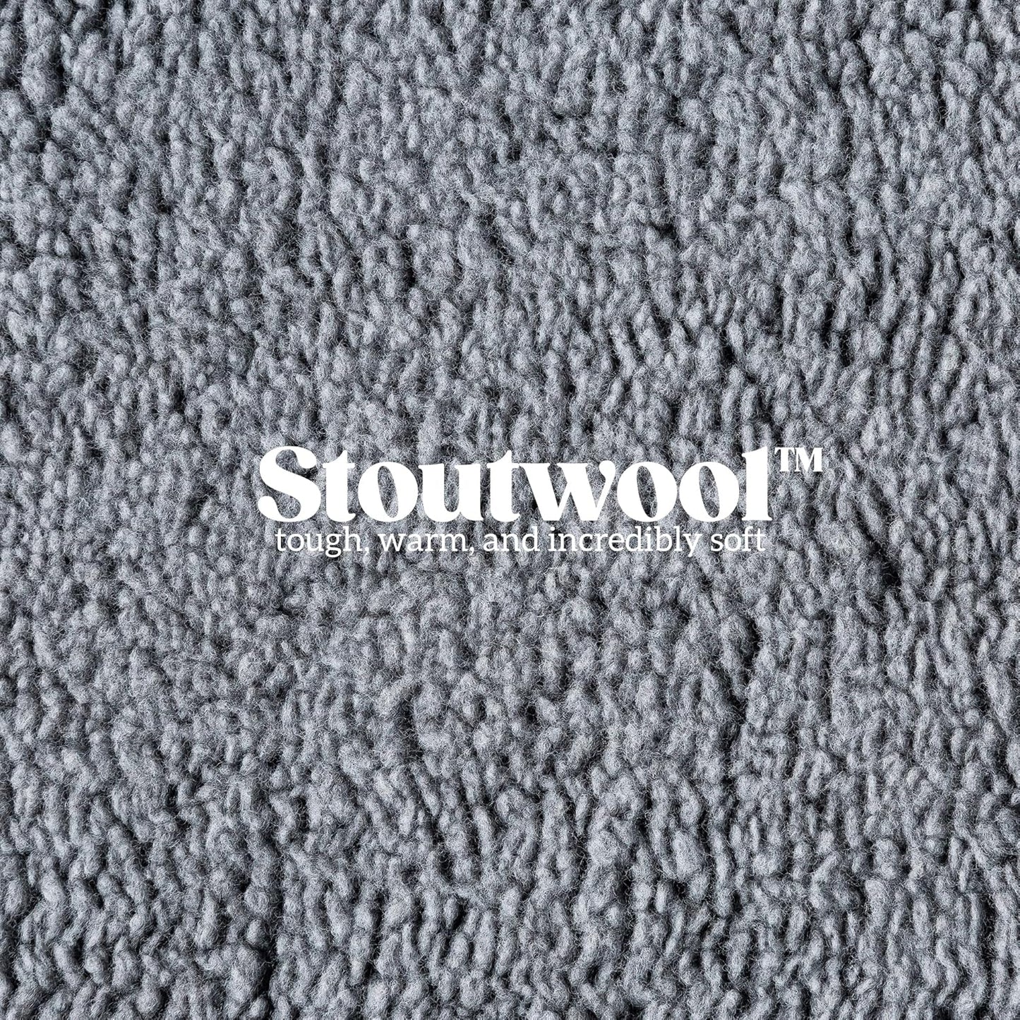 Stoutwool Indestructible Dog Bed - Fluffy Chew Proof Dog Crate Pad - Tough Kennel Pad for Aggressive Chewers - Washable, Ideal for Medium Breeds & Fits 30-Inch Crate - 29"x18", Charcoal